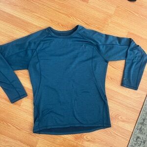 Fleece lined north face shirt